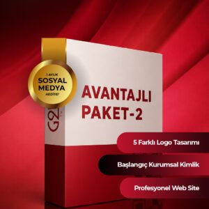 Avantajlı Paket-2 | Logo, Kurumsal Kimlik ve Profesyonel Web Sitesi