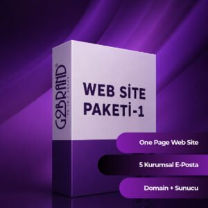 Web Site Paketi-1 | One Page Kurumsal Web Sitesi