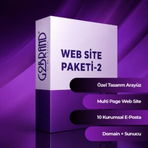 Web Site Paketi-2 | Özel Tasarım Kurumsal Multi Page Web Sitesi